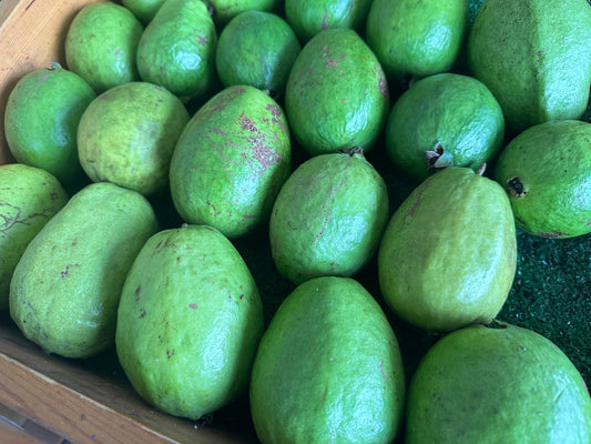 3 pounds of delicious pink guavas